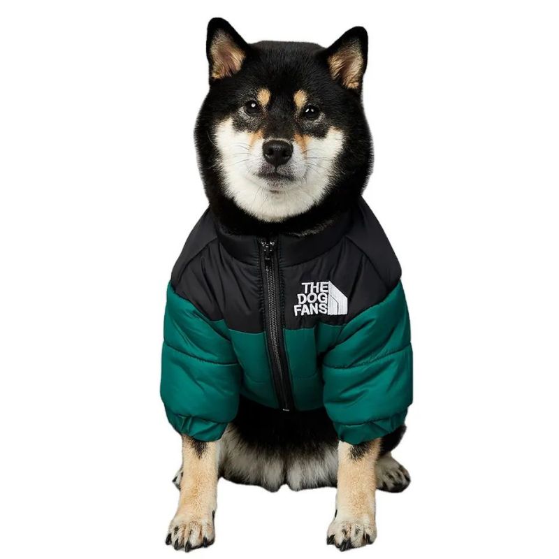 Pet Jacket Me thiab Loj Dog Coat Aub Khaub Ncaws