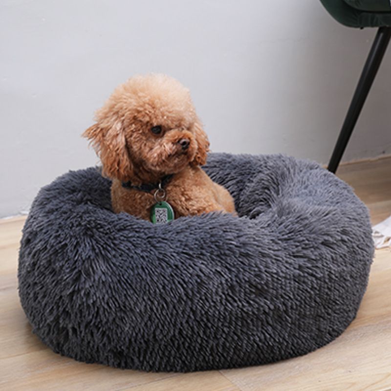 Tsiaj Khoom Siv Circular Plush Lub caij ntuj no Dog Kennel